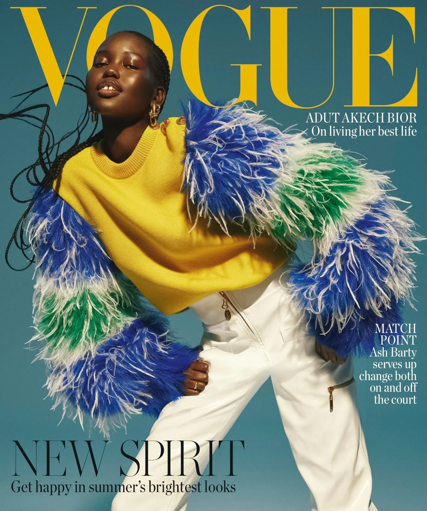 女性情報誌 Vogue Australia Magazine April 2022 Adut-Akech-Bior-by-Charles-